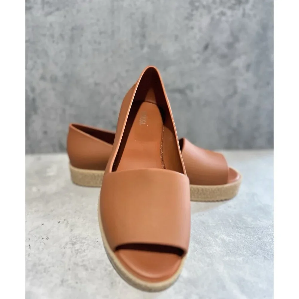 Melissa Women's Rubber Platform Open Toe Slip On Shoes Size 8 - Picture 12 of 12